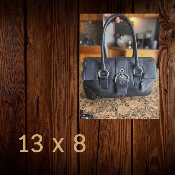 COACH Soho Black Y2K Satchel - Picture 7 of 10